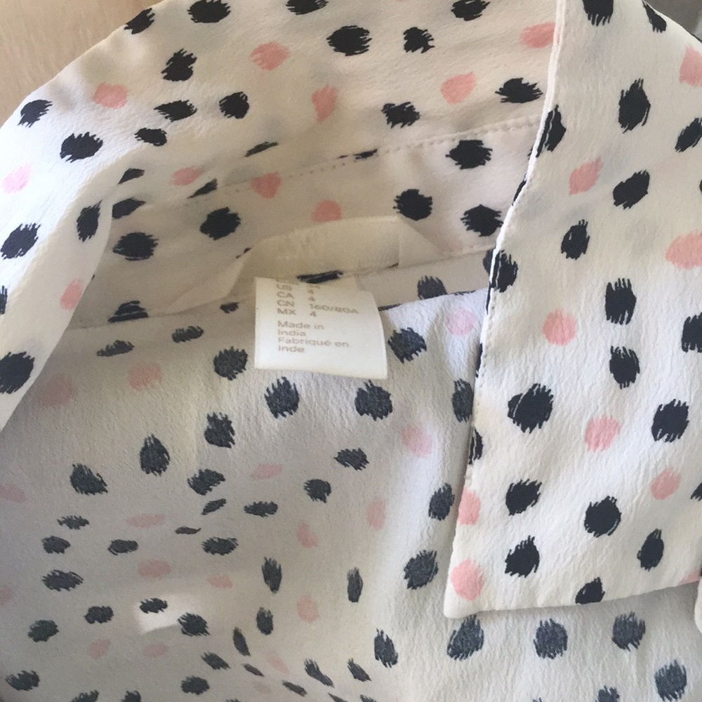 Pink T-shirt blouse Basic H&M